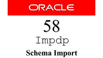 Oracle Database Tutorial 58: How To Import Schema using REMAP_SCHEMA in impdp Data Pump Import