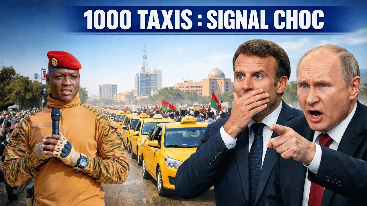 Ibrahim Traoré : 1 000 taxis alignés — le signal choc qui intrigue les analystes mondiaux