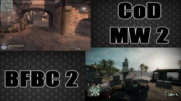 BFBC 2 vs. CoD MW2 Graphic | What looks better?