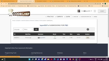 Codechef Solution #Fill the Bucket #FBC
