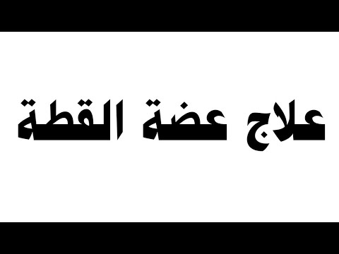 علاج عضة القطة