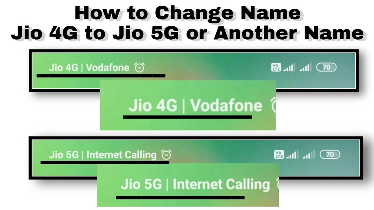 4G sim ko 5G banaye, hw to change sim name on android mobile. Redmi note 8