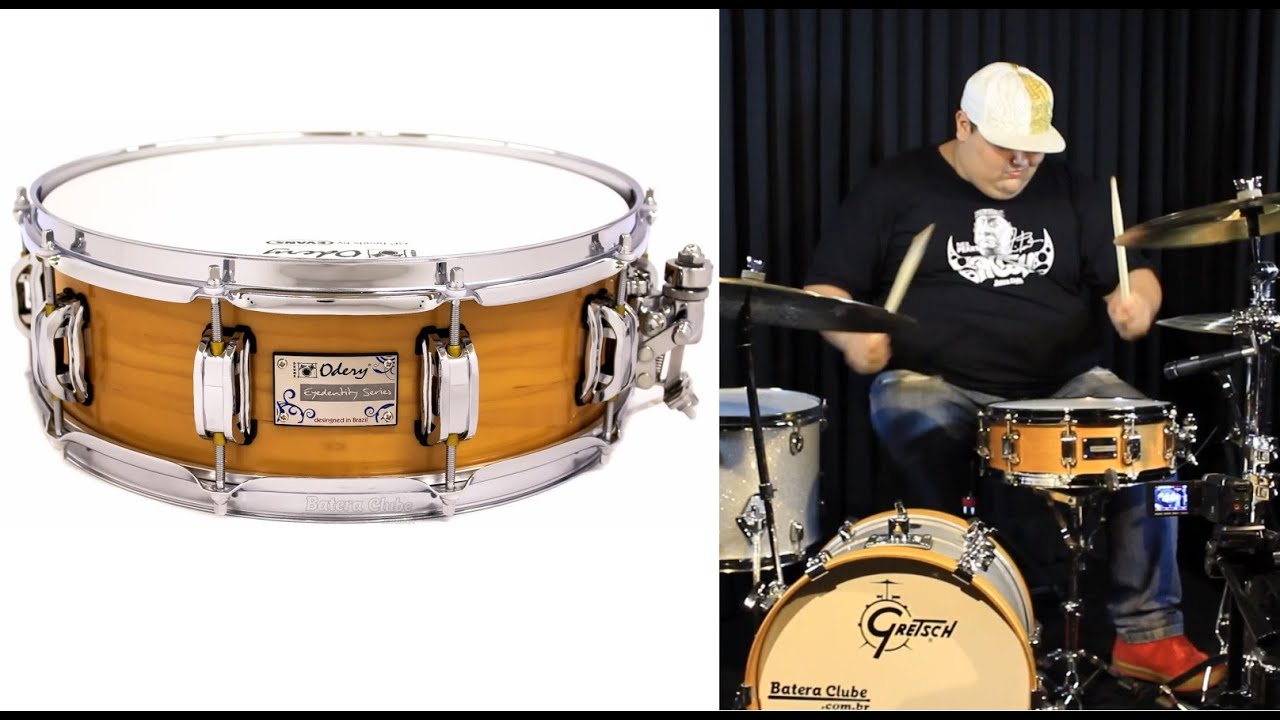 Caixa Odery Eyedentity Maple Natural Lacquer 14x4,5" snare sound check