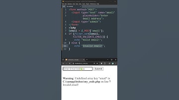 Validate Email in PHP Using filter_var() | Quick Email Validation  #phpdeveloper #php #coding