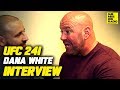 UFC 241: Dana White Reacts to Nate Diaz Smoking Joint, Talks UFC 243, Cormier vs. Miocic, More!