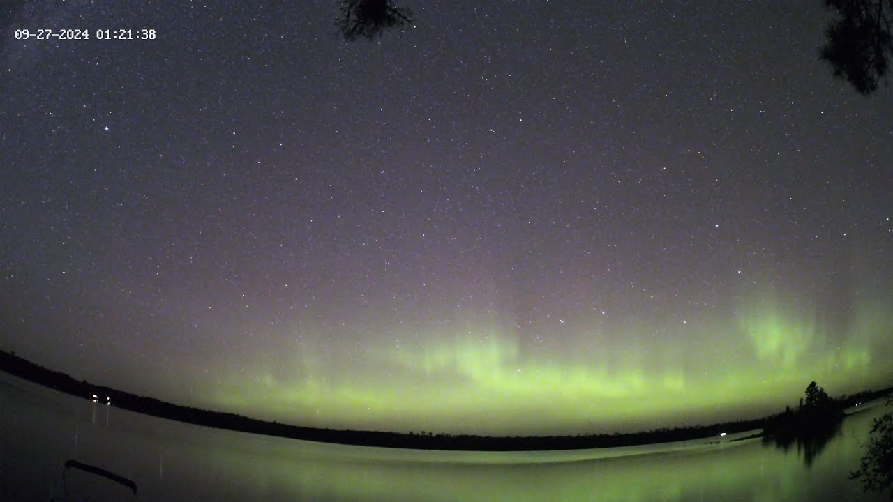 Northern Lights Ely, MN Sept 26, 2024 - YouTube