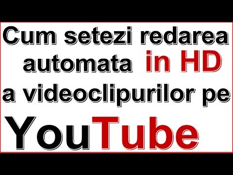 YouTube HD » Cum setezi redarea automata a videoclipurilor in HD (720p/1080p)