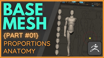 🦜ZBrush - Forming a Body Base Mesh 01