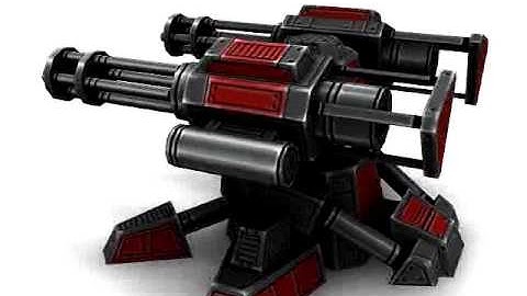 3D MiniGun. RTS Style. 3DS Max 8
