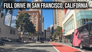 Full Drive in San Francisco, California in 4k 