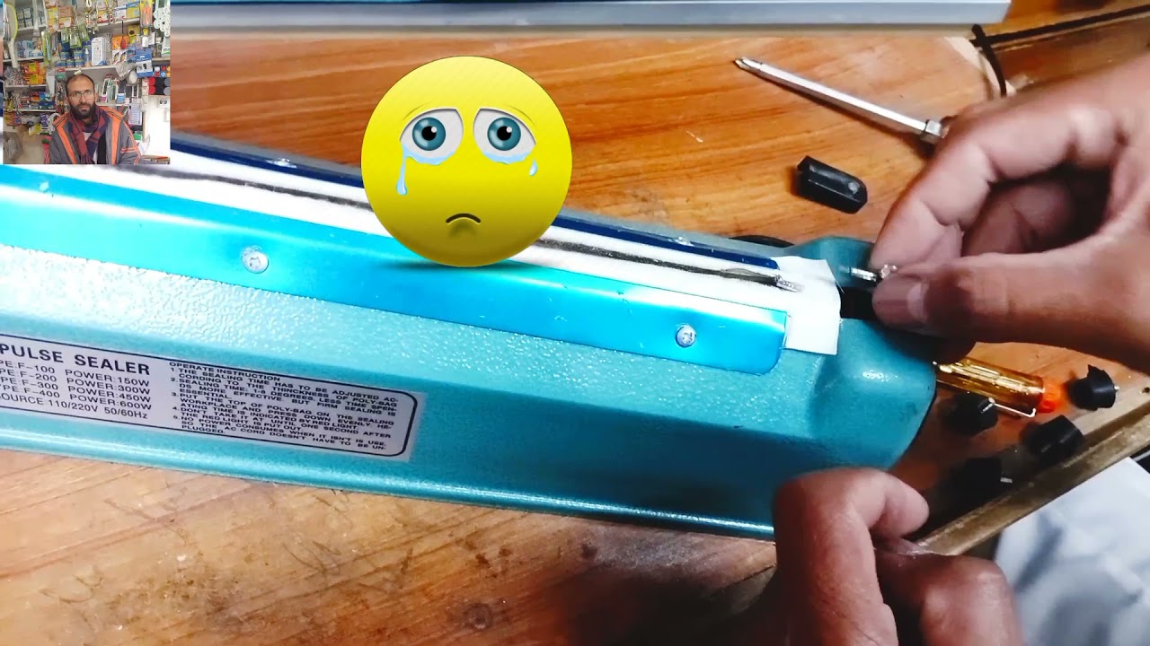 How to repair Plastic Impulse Sealing machine in Urdu Hindi | 
