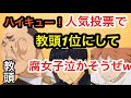 ハイキュー！人気投票で教頭1位にして腐女子泣かそうぜwの歌【歌解説】