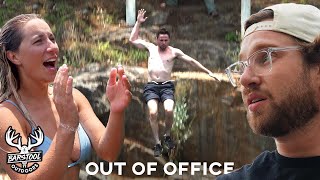 Surprising My Coworkers With Cliff Jumping