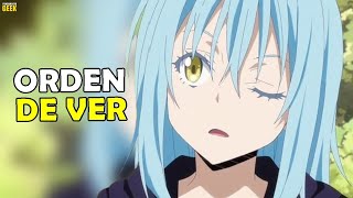 En que ORDEN ver Tensei shitara slime datta ken ?