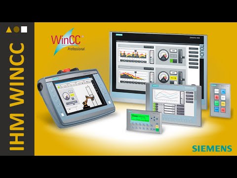 WinCC: Configure a SIEMENS supervision HMI screen