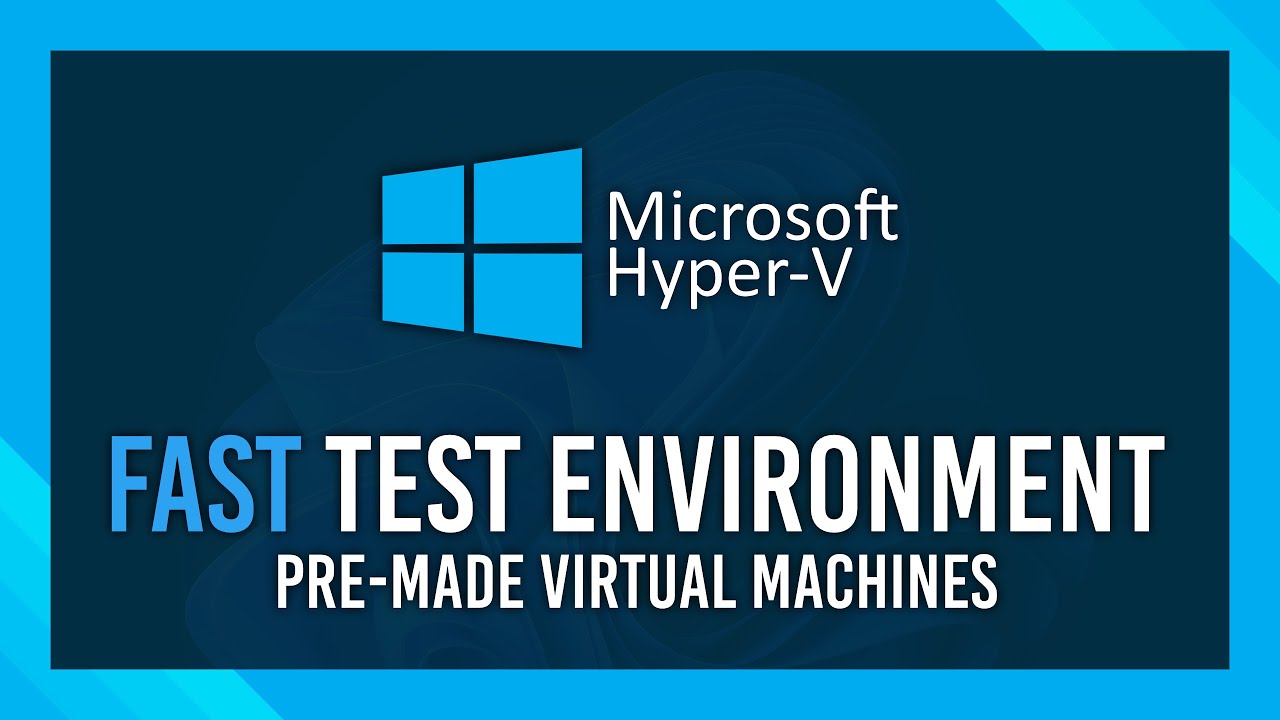 Fastest Temporary VM Setup Guide | Win 7, 8, 10 | Hyper-V thumbnail