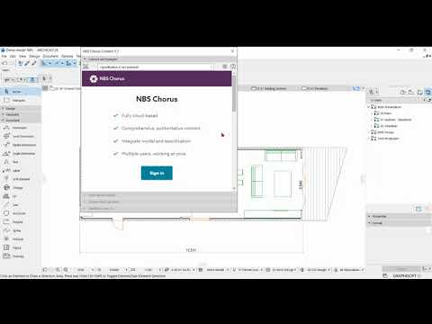 NBS Chorus in ArchiCAD (Uniclass) - Part 1 of 4 - Connecting your specification to ArchiCAD model