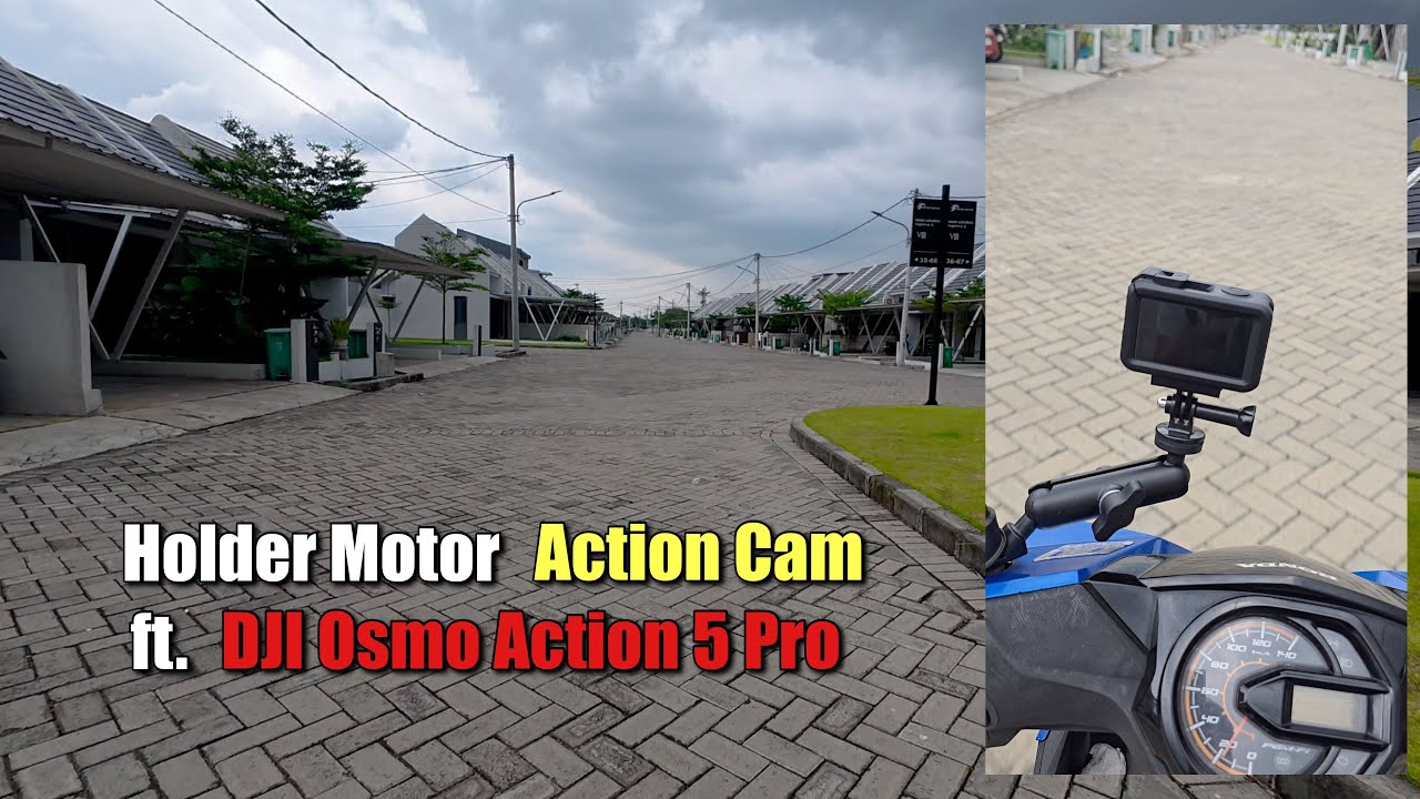 Cara Pasang Holder Action Cam untuk Motor dengan DJI Osmo Action 5 Pro