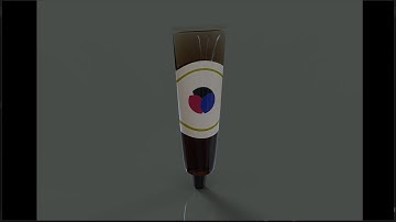 CInema 4d  Modelling and keyshot Rendering (Toothpaste Tube)