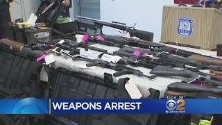 Long Island Man Arrested With Arsenal Following Threatening Calls To Former School, Cops Say
