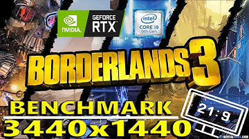 Borderlands 3 - Benchmark - DX11 - RTX 2080 ti - i9 9900k - Ultrawide 3440x1440