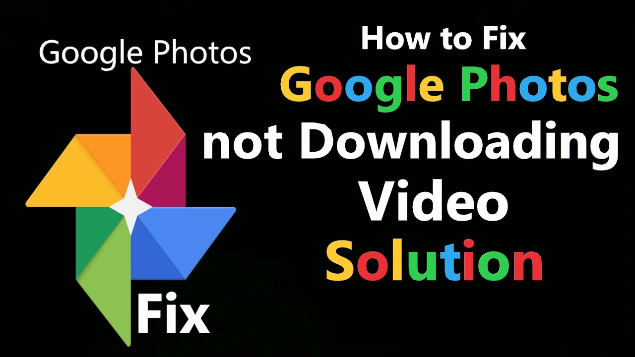 Problem Google Photo s NOT Downloading Easy Solution YouTube