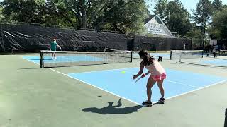 Pickleball 4-20-2024 Women’s Singles - Oakleaf Sizzlin Singles Game 3 Lost 12-10 vs. Thu Kearley