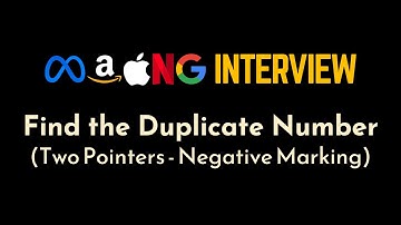 Find the Duplicate Number | Negative Marking & Floyd Cycle Detection Solutions | Geekific