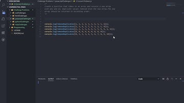 JavaScript Coding Challenge/Interview Question: Remove Duplicates