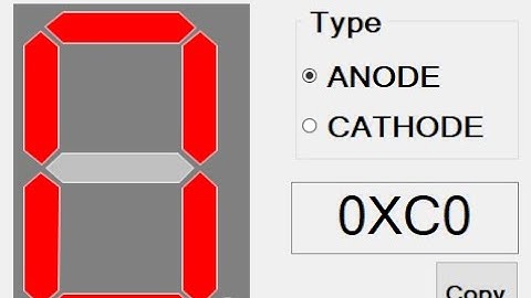 [Tự Học 8051] Ứng Dụng Điều Khiển Led 7 Đoạn