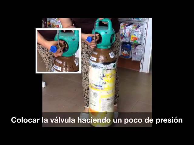 Cómo utilizar botella de helio balloonium de alquiler para inflar globos de  látex 