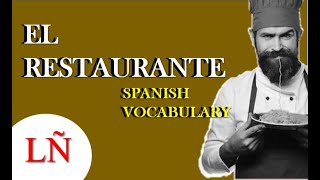 15 words to increase your SPANISH Vocabulary - At the Restaurant