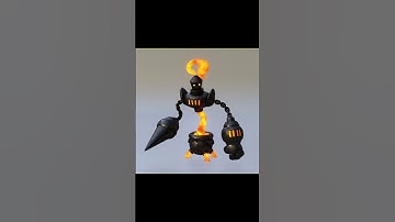 Magma Knight  #cute #3d #shorts