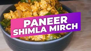 Paneer Shimla Mirch Bhurji : My Style Recipe | Paneer Shimla Mirch Ki Sabji Without Tomato