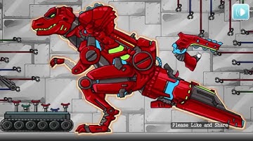 Dino robot tyranno red - Walkthrough