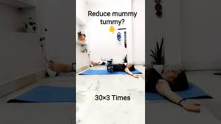 #easyyoga #ballyfatloss #weightlossjourney #mummytummy #shorts