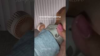 🤩 tutorial lepas pasang strap smartwatch xiaomi redmi 3 active 😆 #tutorial #smartwatch #shortvideo