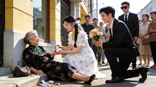 所有人都對那位暈倒的老人視而不見，只有那位盲人女孩挺身而，為表感激老奶奶將總裁孫子介紹給她。 screenshot 2