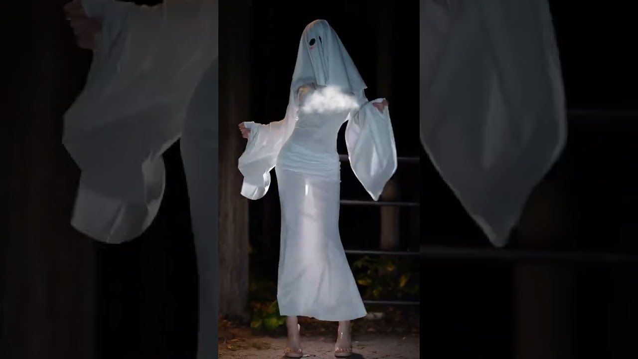 When a Ghost Gets Glam: The Beautiful Spirit Steals the Show with Her Moves! 