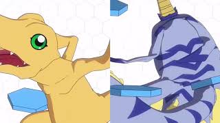 Agumon & Gabumon Dual Digivolution (Tri. English Dub)