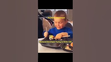 🥵Backend developers and CSS🤣 #coding #funny #coding #meme #funny