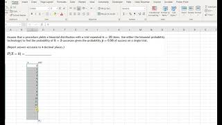 Binomial Distribution Question 5 HW9