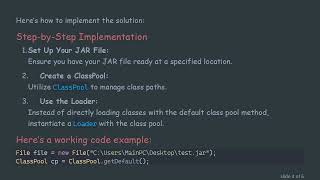 Resolving the ClassNotFoundException Issue When Using Javassist to Load External JARs
