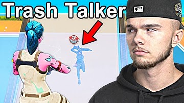 1v1ing The BIGGEST Fortnite Trash Talker...