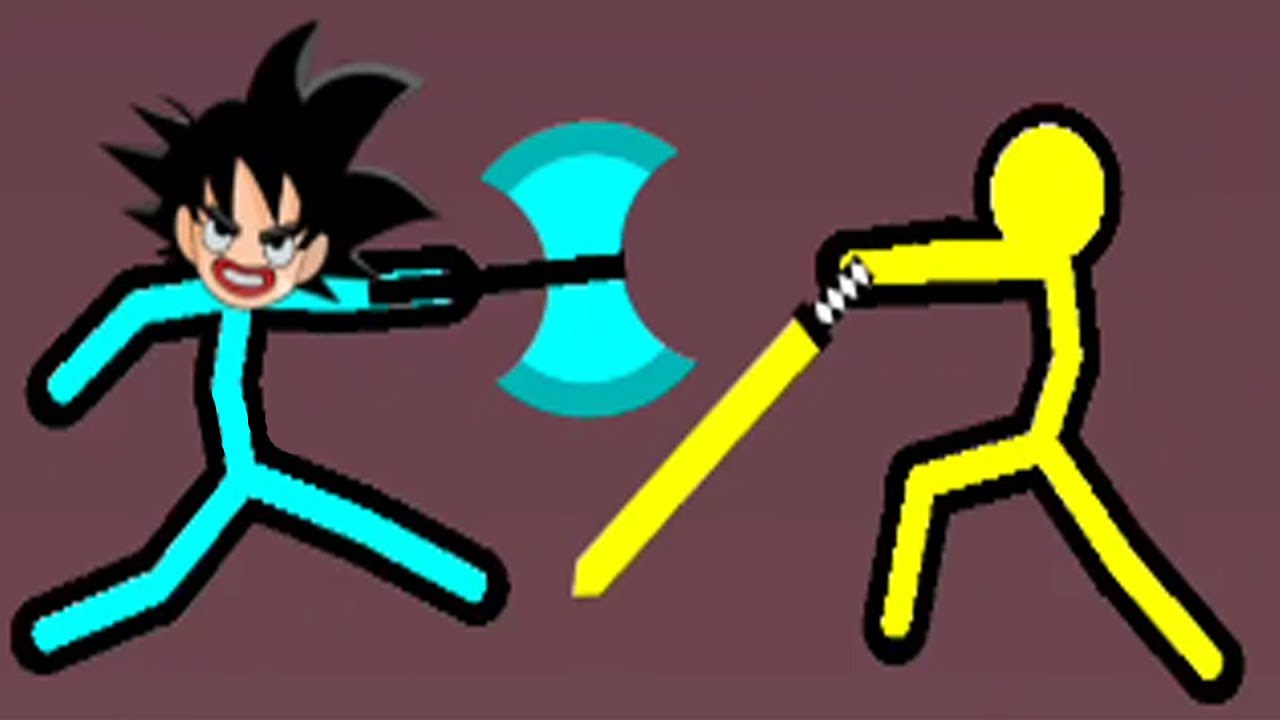 supreme duelist stickman gameplay, goku, fights, stickman fight, all weapon...