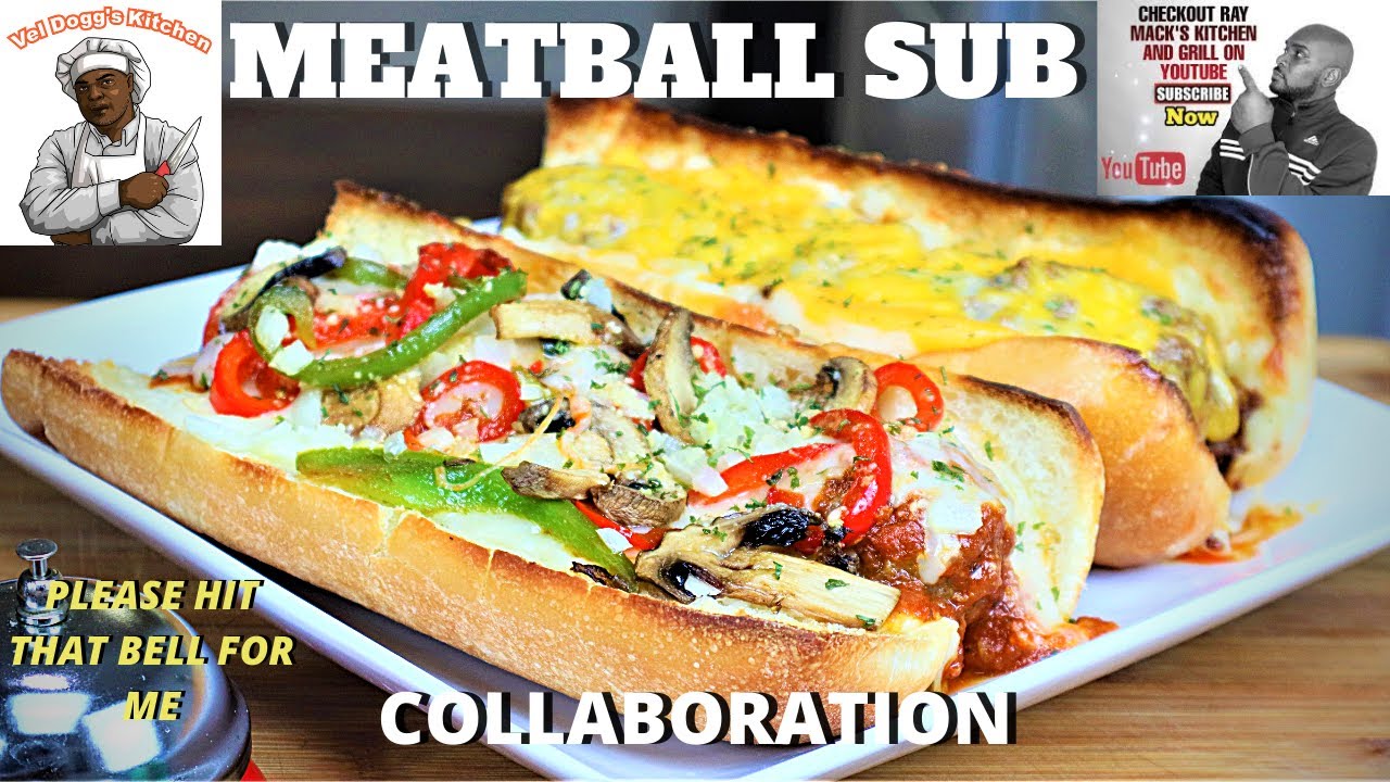 MEATBALL SUB RECIPE COLLAB HOW TO MAKE ITALIAN AND CHILI CHEESE