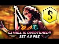 SET 4.5 DAREDEVIL SAMIRA IS SO BUSTED WE HAD TO BAN HER!! (FT. ESCHA) | Teamfight Tactics