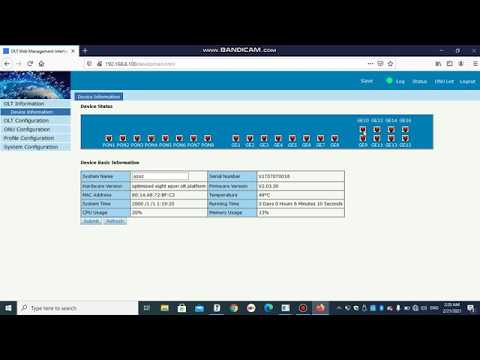 config olt epon vlan for all device