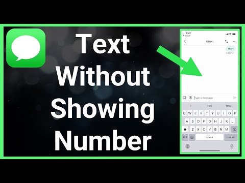 Video: How To Send SMS From A Hidden Number