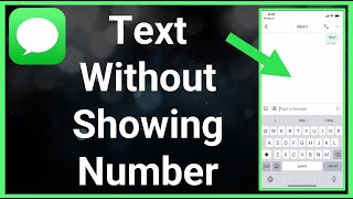 How To Send Text Messages To Anyone Without Showing Your Number screenshot 2
